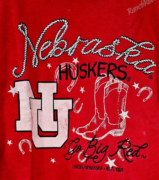 Nebraska Vault Vibe Cropped Sweatshirt #6888