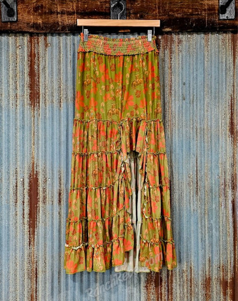Retro Mesh Cowboy Skirt #6900