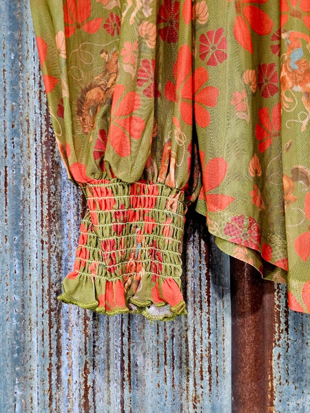 Retro Mesh Cowboy Shirt #6901