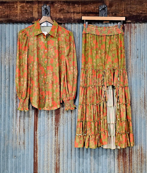 Retro Mesh Cowboy Shirt #6901
