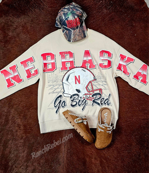 Husker Camo Cap #6338