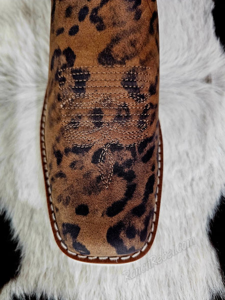 Ariat Southlite Chelsea Narrow Cutter Toe Ankle Boot in Faded Leopard #6897
