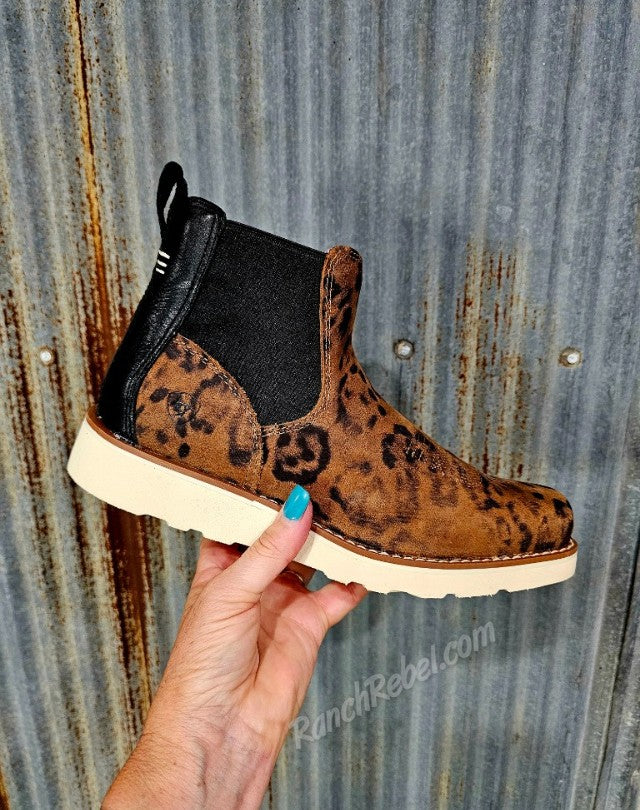 Ariat Southlite Chelsea Narrow Cutter Toe Ankle Boot in Faded Leopard #6897