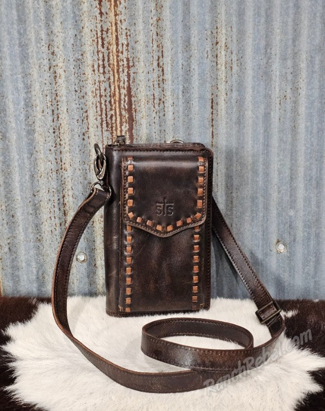 STS Ranch Bandera Chocolate Quickdraw Crossbody #6907
