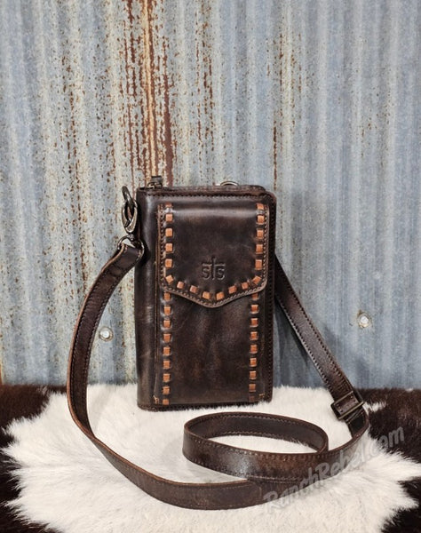 STS Ranch Bandera Chocolate Quickdraw Crossbody #6907