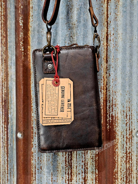 STS Ranch Bandera Chocolate Quickdraw Crossbody #6907