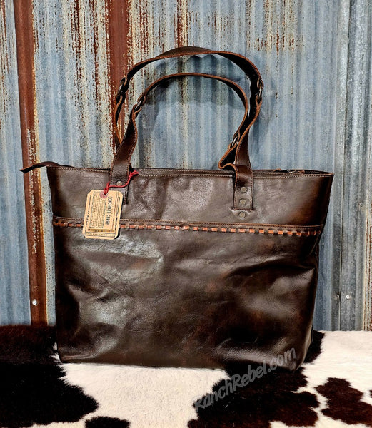 STS Ranch Bandera Chocolate Carry All Tote #6904