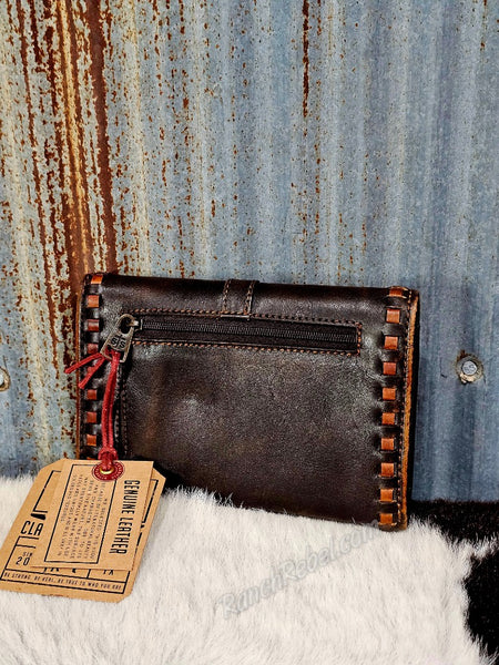 STS Ranch Bandera Chocolate Tillie Wallet #6905
