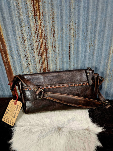 STS Ranch Bandera Chocolate Shoulder Bag #6910