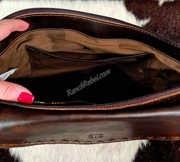 STS Ranch Bandera Chocolate Shoulder Bag #6910