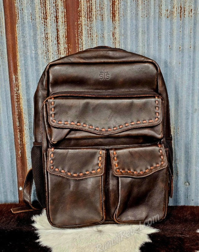 STS Ranch Bandera Chocolate Backpack #6906