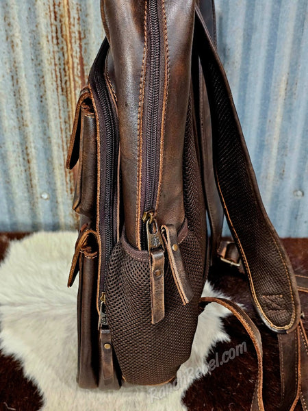 STS Ranch Bandera Chocolate Backpack #6906