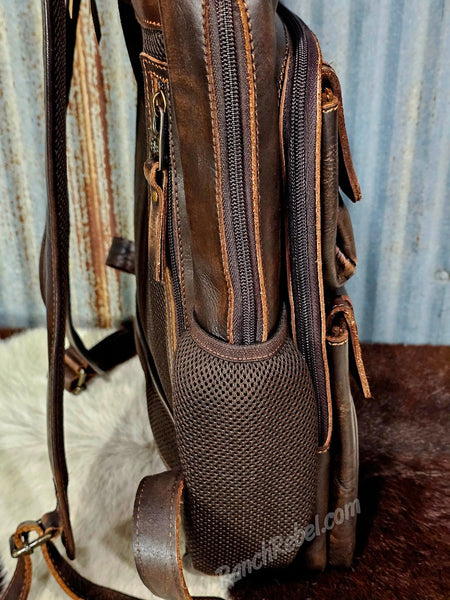 STS Ranch Bandera Chocolate Backpack #6906