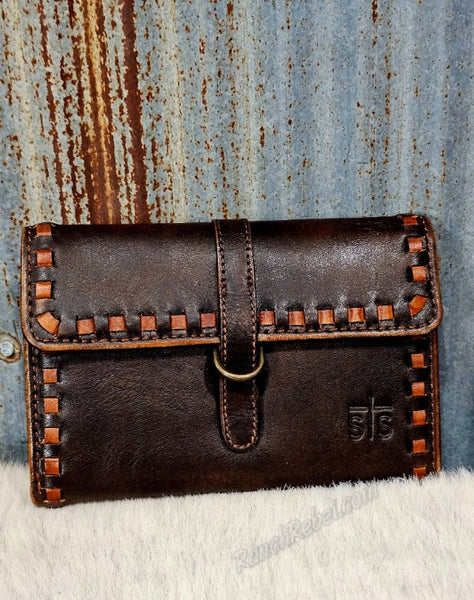 STS Ranch Bandera Chocolate Tillie Wallet #6905