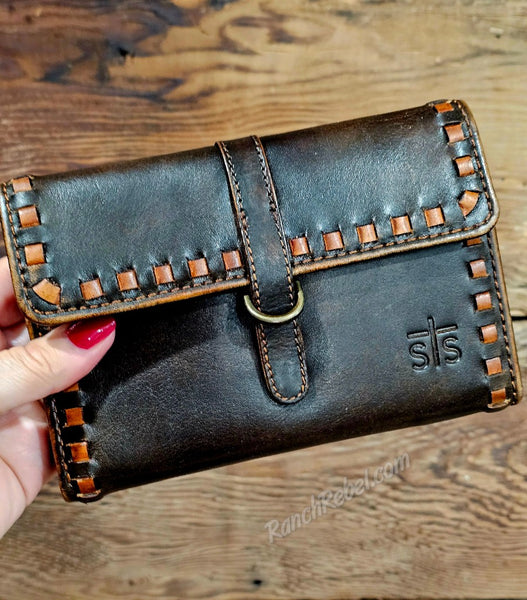 STS Ranch Bandera Chocolate Tillie Wallet #6905
