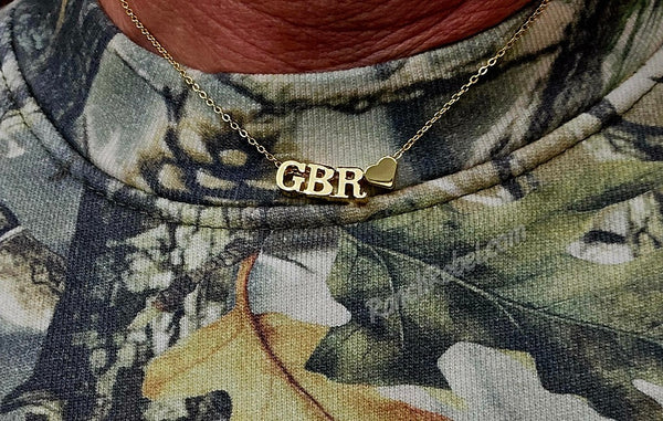 GBR Heart Necklace #6866
