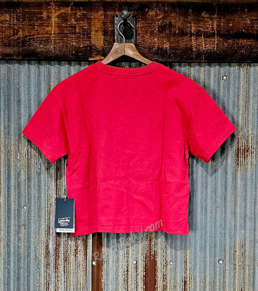 Nebraska Established Club Heavyweight Crop Tee #6919