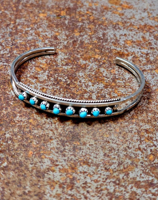 Snake Eye Turquoise Cuff #6223