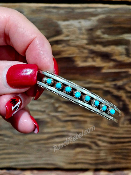 Snake Eye Turquoise Cuff #6223