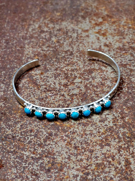 Eight Stone Turquoise Cuff #6221