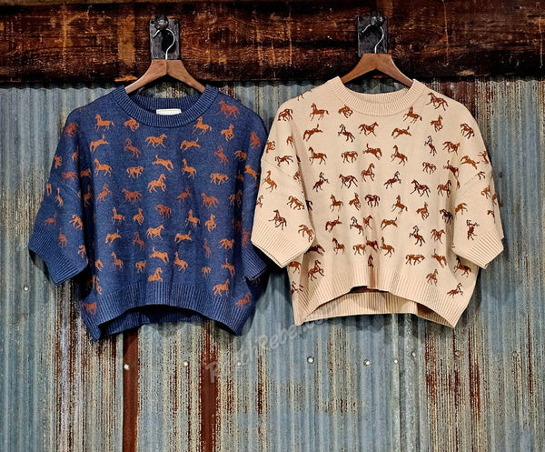 Colt 45 Sweater in Indigo #6925
