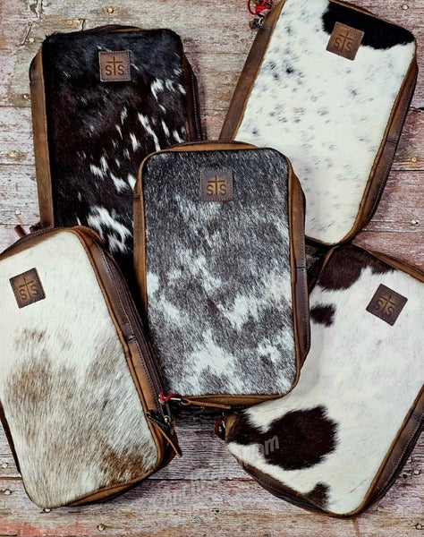 STS Ranch Cowhide Squash Jewelry Case #6949