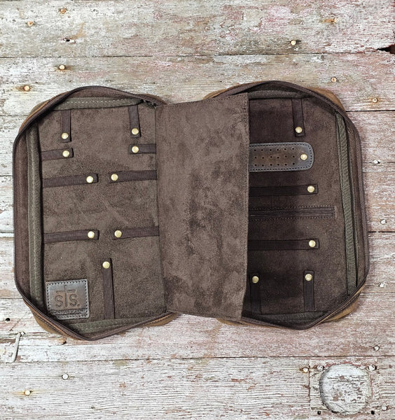STS Ranch Cowhide Squash Jewelry Case #6949