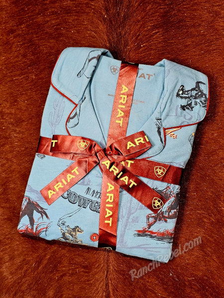 Ariat Dreams Pajama Set in Retro Rodeo #6956