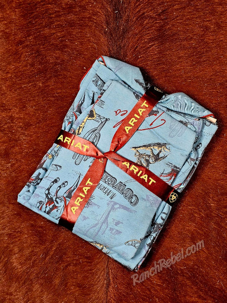 Ariat Dreams Pajama Set in Retro Rodeo #6956