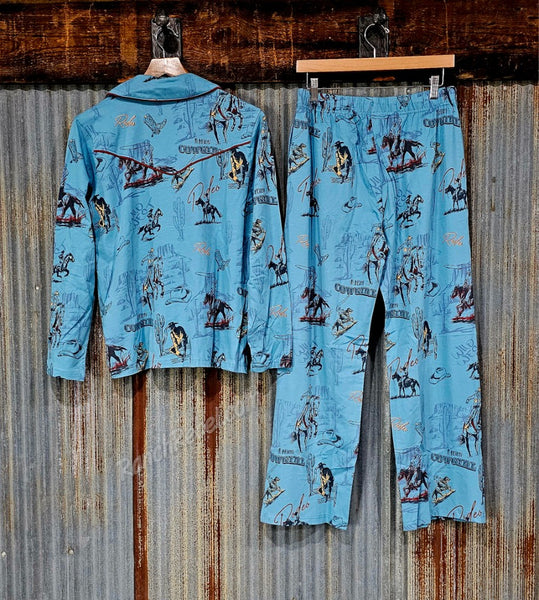 Ariat Dreams Pajama Set in Retro Rodeo #6956