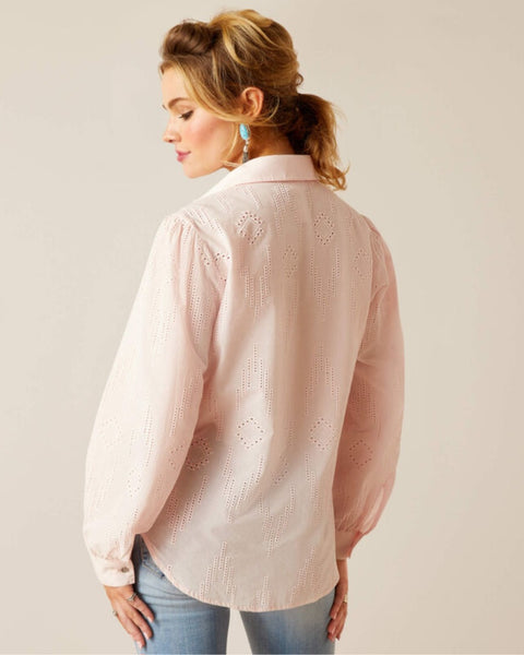 Ariat Romantic Shirt in Icy Pink #5335