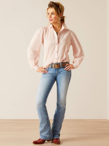 Ariat Romantic Shirt in Icy Pink #5335