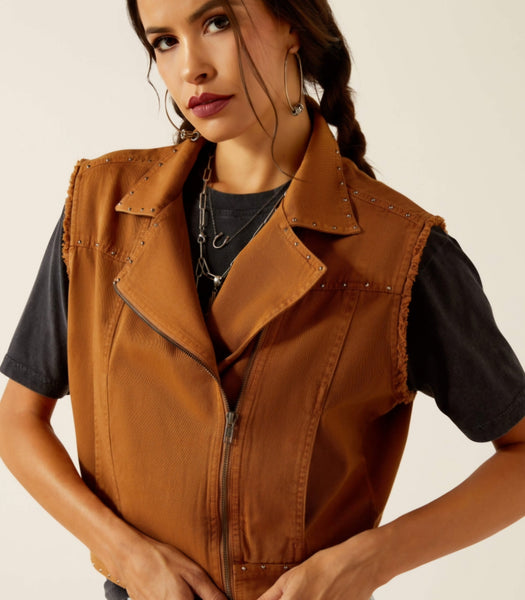 Ariat Harley Vest in Tobacco Brown #5486