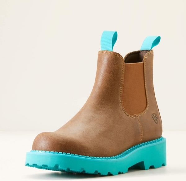 Ariat Fatbaby Twin Gore Boot in Wicker/Turquoise #5549