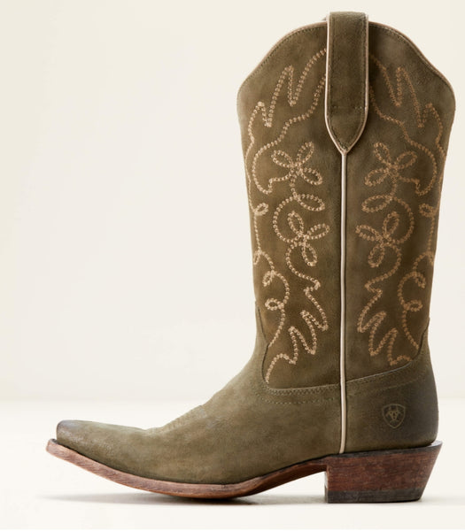 Ariat Jukebox Soft Olive Suede Boot #5694