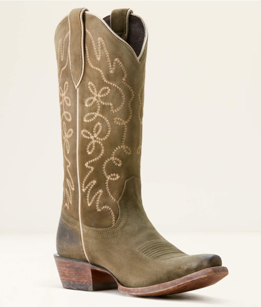 Ariat Jukebox Soft Olive Suede Boot #5694