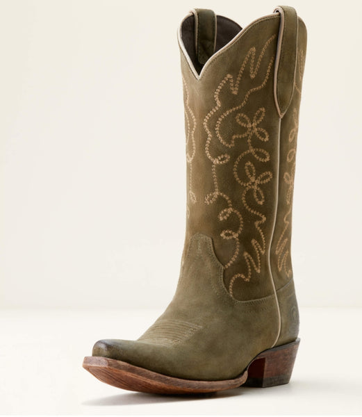 Ariat Jukebox Soft Olive Suede Boot #5694