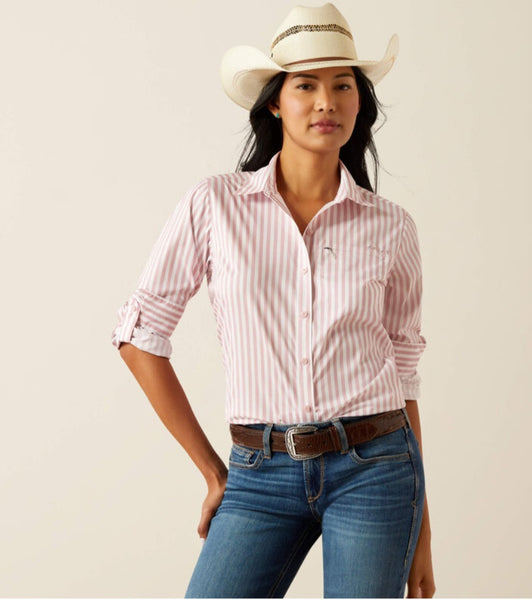 Ariat Venttek Buttondown in Zephr Stripe #5901