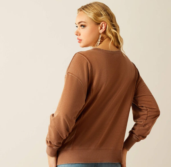 Ariat Willow Sweatshirt in Toffee #5931