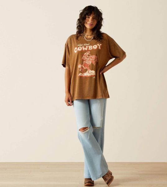 Ariat Wild West Cowboy Oversized Tee #6134