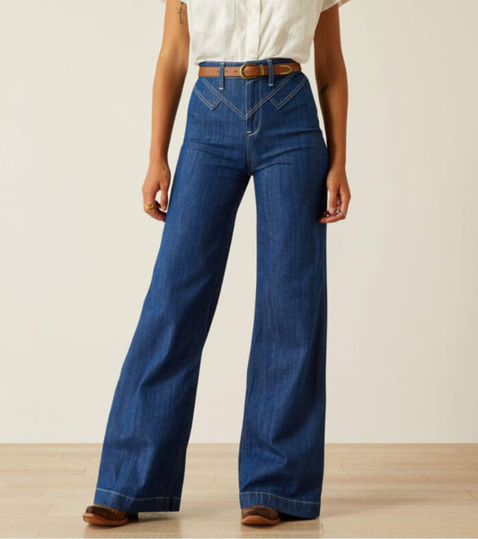 Ariat Ultra High Rise Westie Yoke Wide Leg Jean #6154