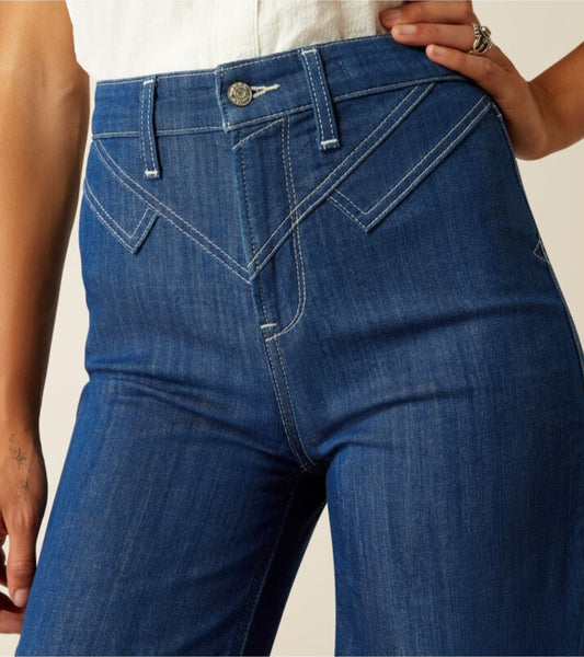 Ariat Ultra High Rise Westie Yoke Wide Leg Jean #6154