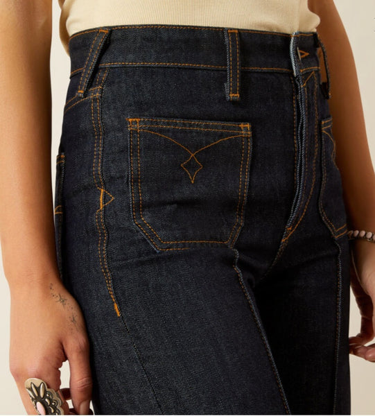 Ariat Ultra High Rise Tomboy Western Utility Wide Leg Jean #6274