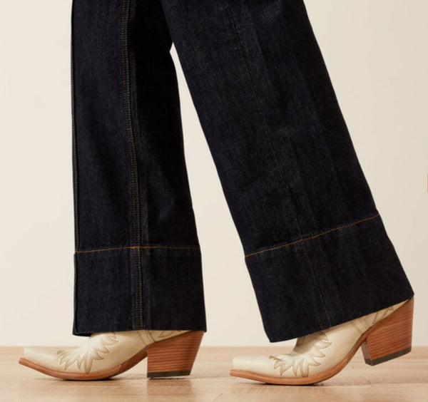 Ariat Ultra High Rise Tomboy Western Utility Wide Leg Jean #6274