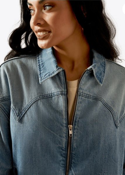 Ariat Cheyenne Denim Bomber Jacket #6314