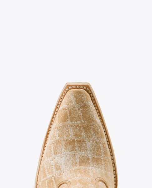 Ariat Jade Distressed Crema Croc Print Boot #6327