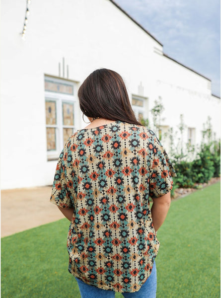 Basic Tee Southwest #6329