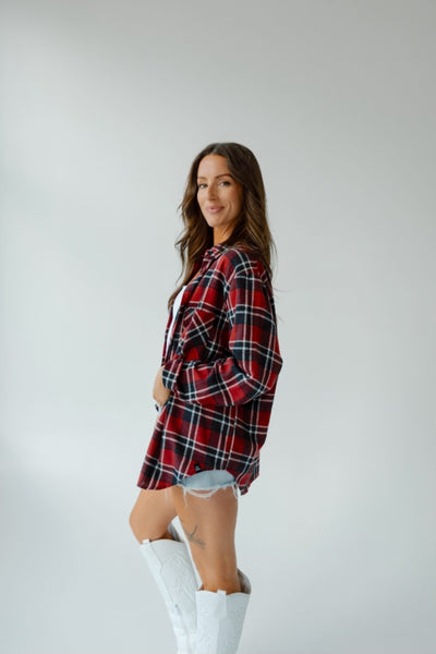 Nebraska Huskers Plaid Flannel #6340