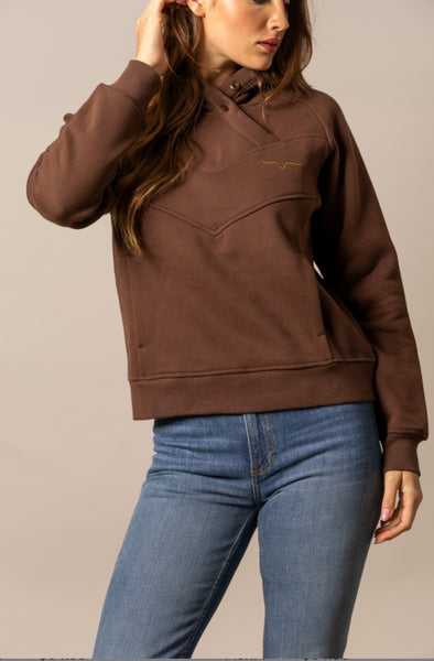 Kimes Ranch Ella Hoodie in Brown #6366