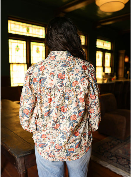 The Jenna Top in Fall Floral #6380
